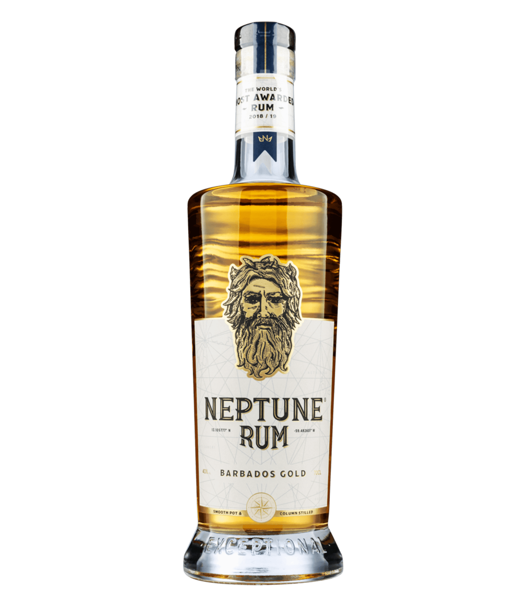 Neptune Rum Barbados Gold 70cl Neptunerum