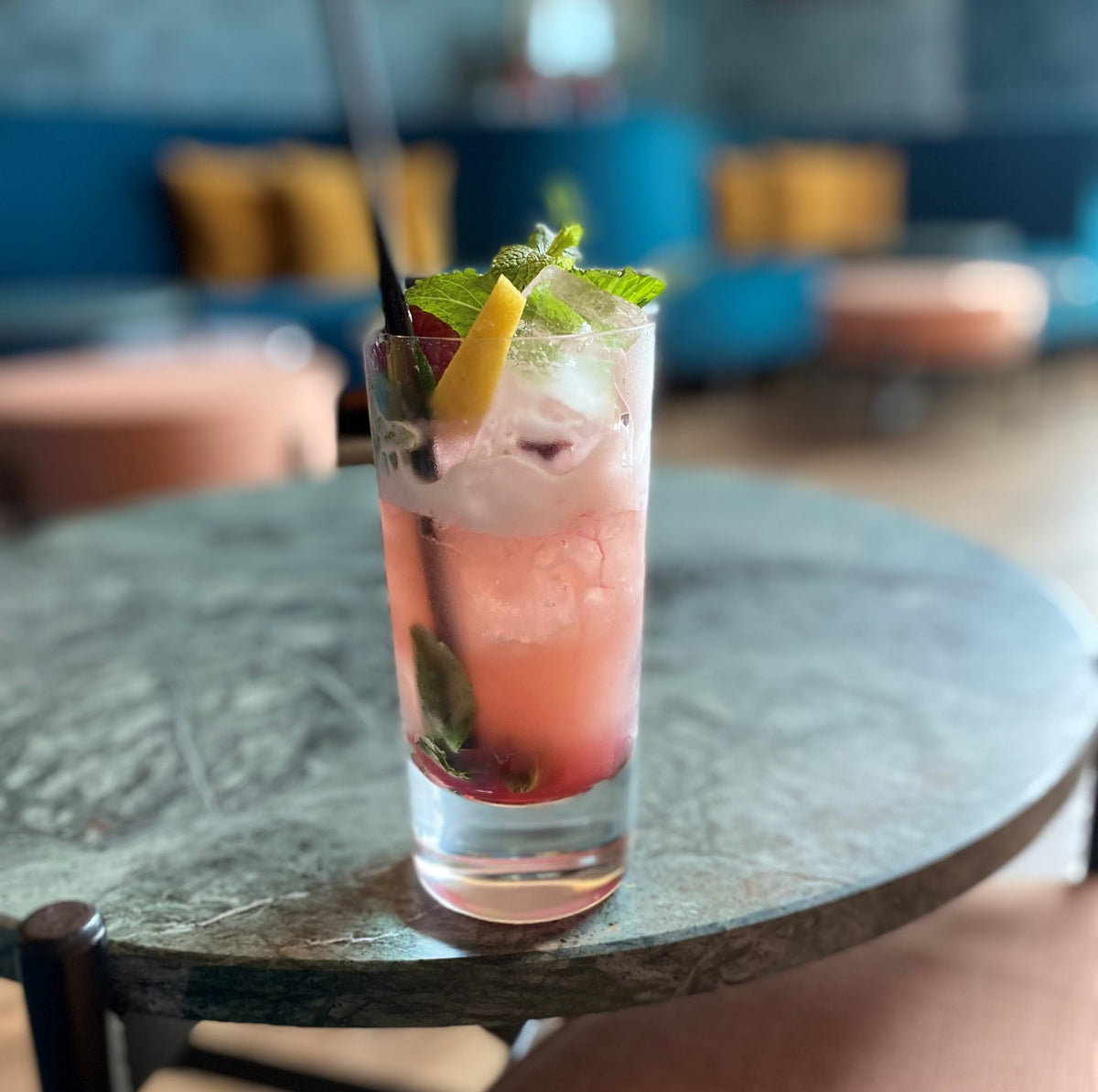 Horse Guards Pink Gin Cocktail