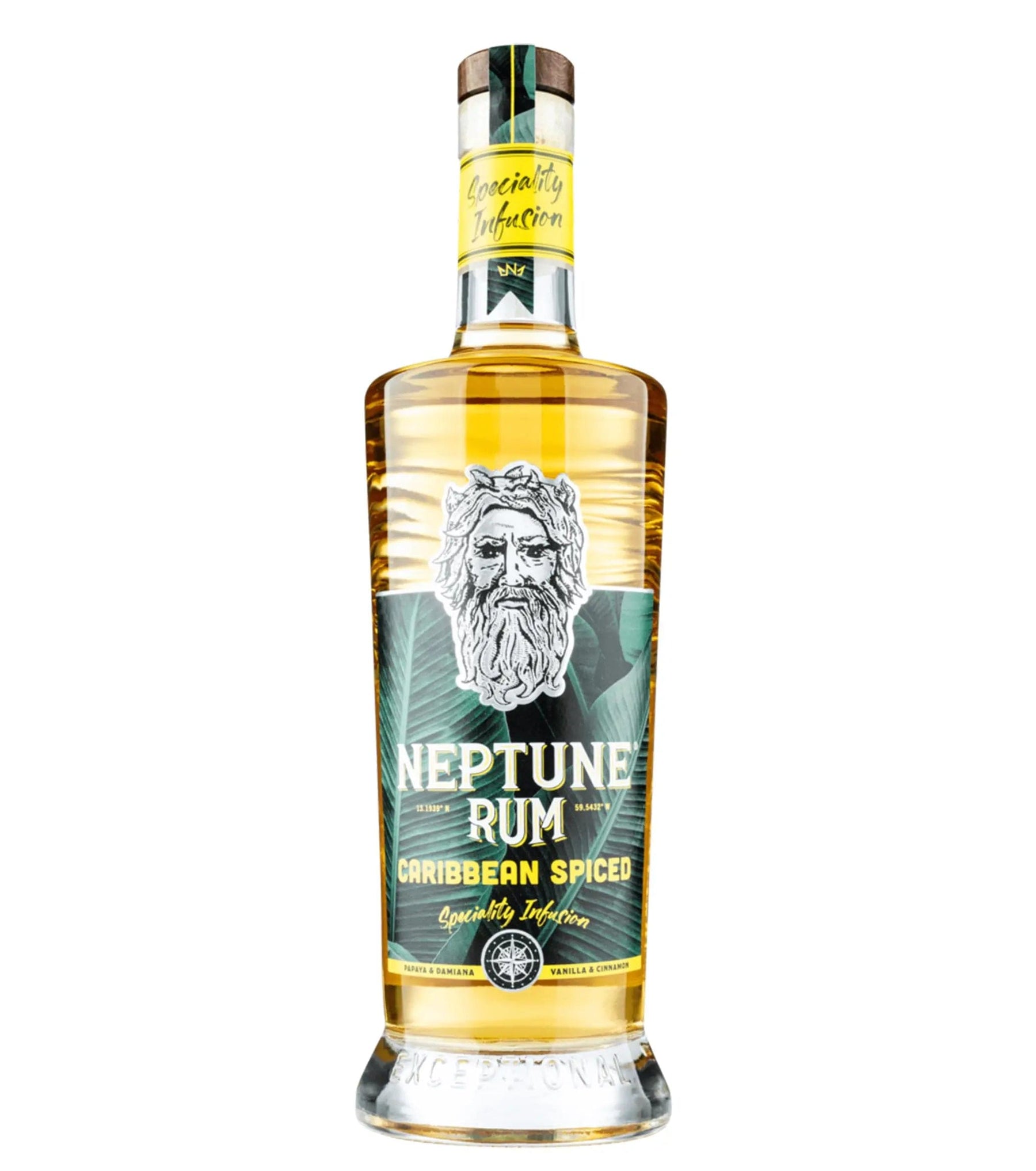 Neptune Rum Caribbean Spiced 70cl Wooden Gift Box Neptune Rum