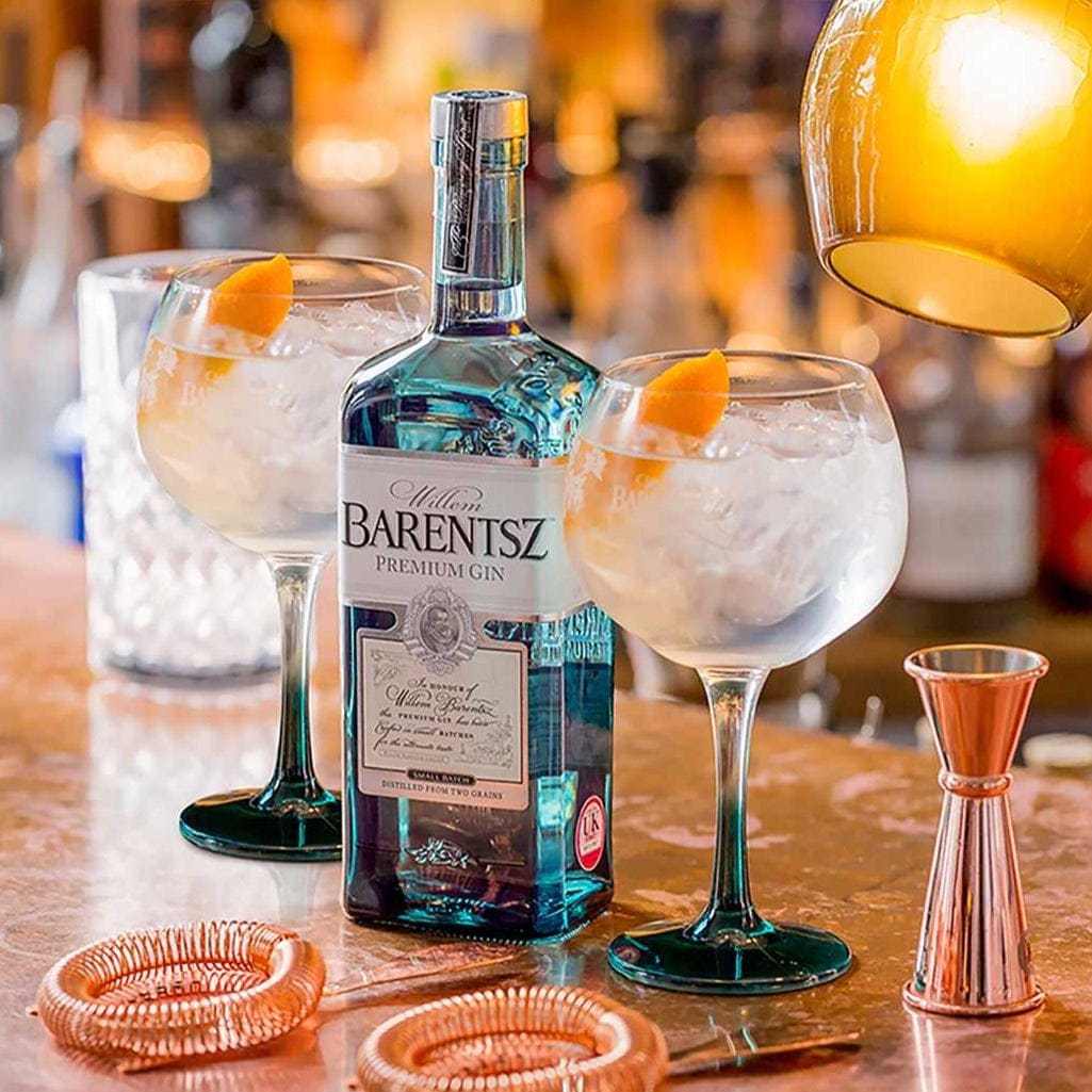 Barentsz Jasmine Gin with Copa Glasses