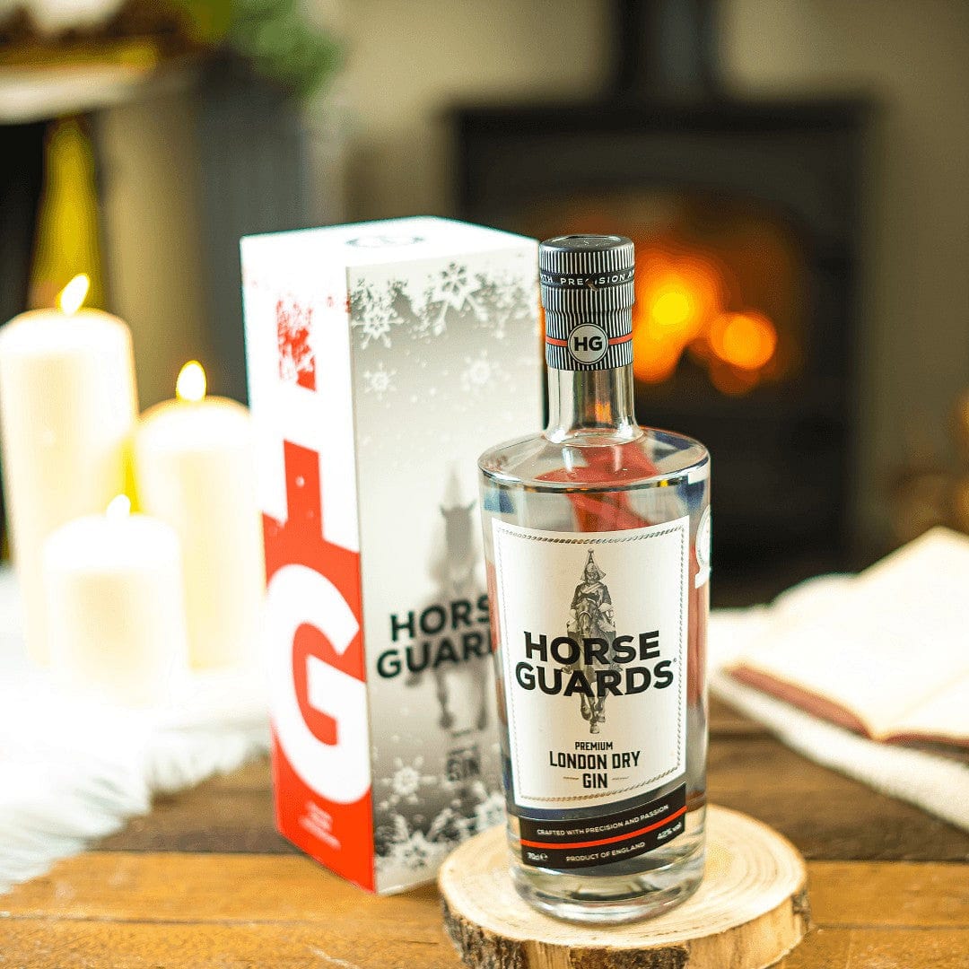 Horse Guards London Dry Gin 70cl Bottle in a Christmas Gift Box Horse Guards London Dry Gin Ltd