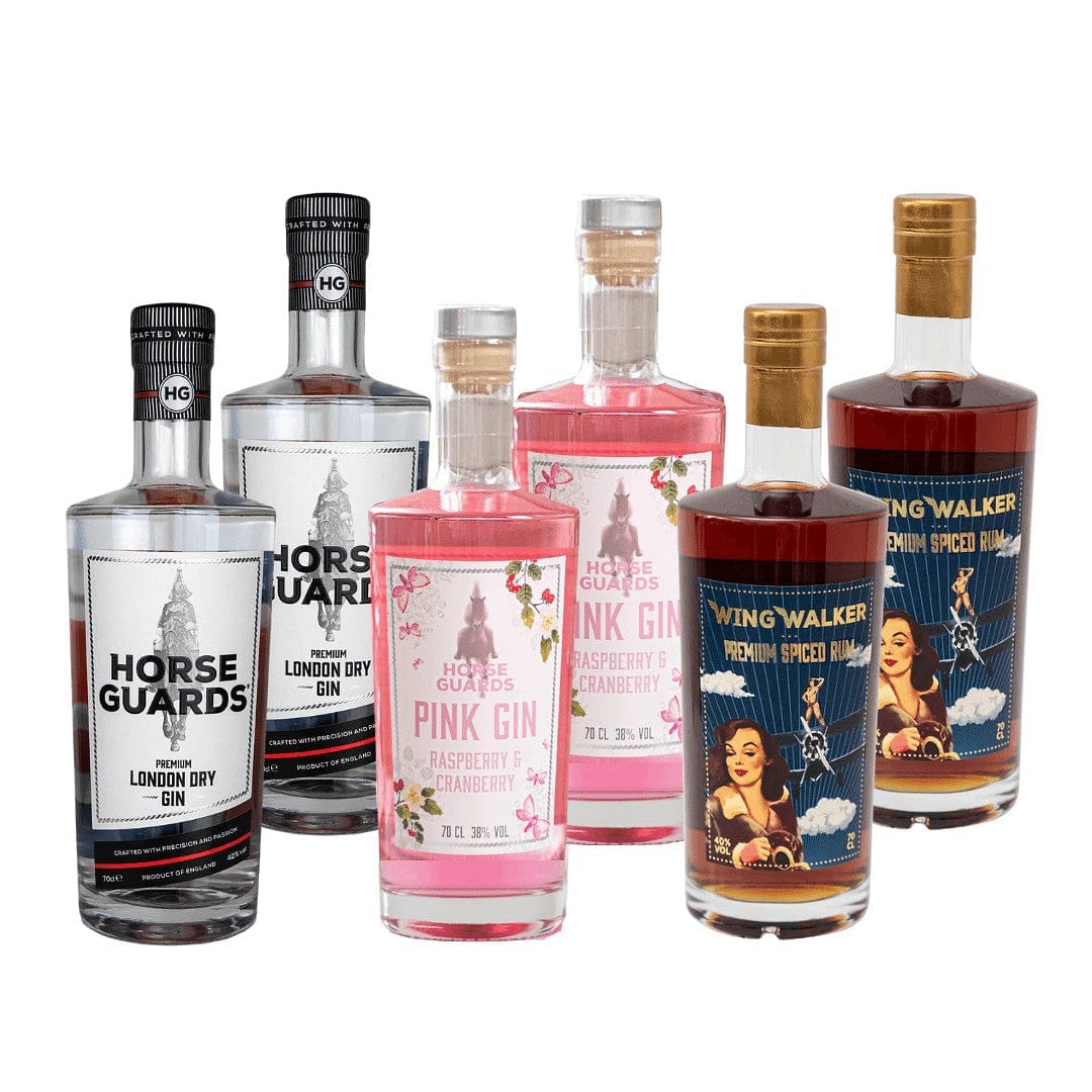 Party Bundle - Case of 6 x 70cl bottles - save £30! Horse Guards London Dry Gin Ltd