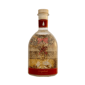 Gingerbread Christmas Liqueur festive spirit with real gold 'snow' flakes